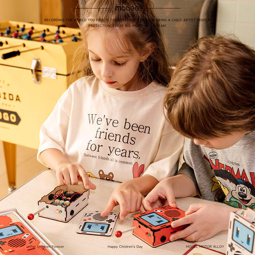 【六一好礼】mobee儿童对讲机DIY套装 儿童节礼物 手工DIY对讲机 商品图7