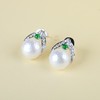 【月上柳梢】刻面珍珠耳钉-ZZ12504011 商品缩略图1