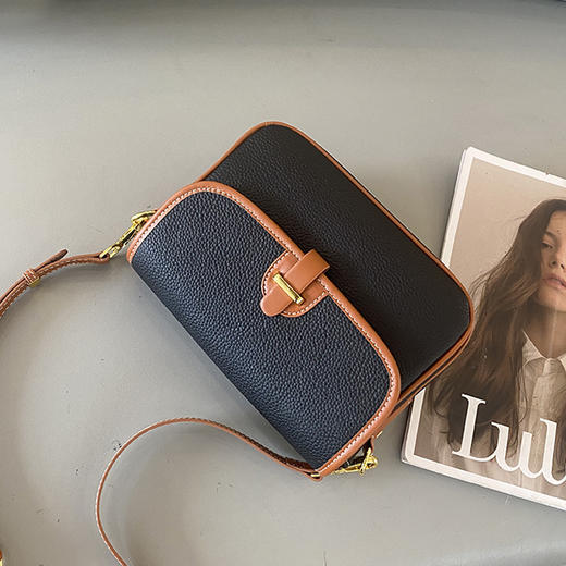 【预售3天】高级撞色单肩小方包2025新款夏季女士斜挎包包YM6952 商品图7