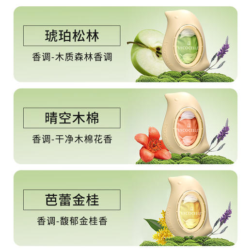 去味+抑菌+留香三合一！无水配方 有效防霉 65天留香 绽家精油香氛除臭蛋厕所香薰去异味持久留香【呼啦优选】 商品图2
