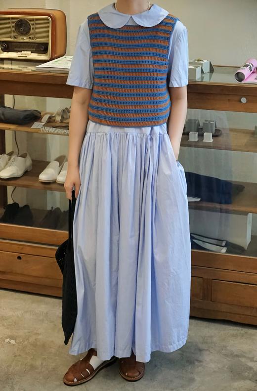 NITTO 手工钩编的粗花呢背心（双色） 商品图6