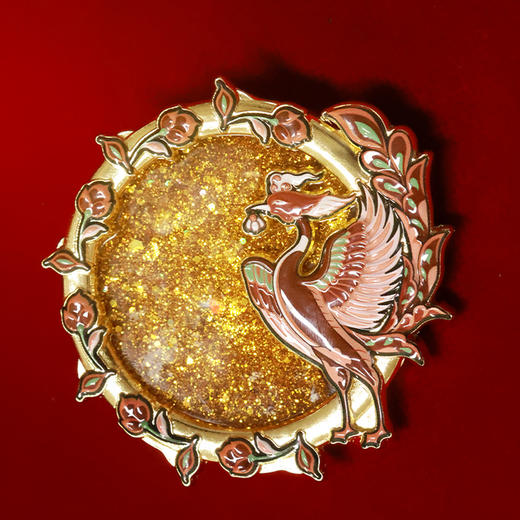 常沙娜敦煌艺术鸣凤流光旋转冰箱贴、鸣凤流沙冰箱贴 商品图7