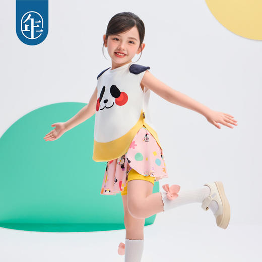 年衣童装儿童马甲2025新款夏凉感背心男女童无袖盼达乐园马甲 商品图4