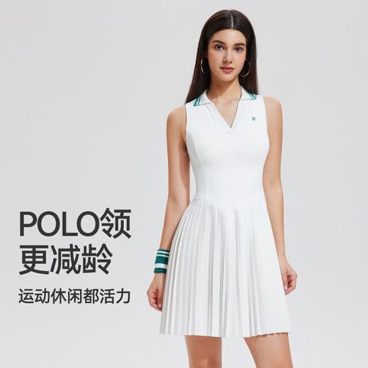 【2025上新】科里芙运动夏季时尚V领百搭收腰显瘦通勤休闲无袖连衣裙 商品图1