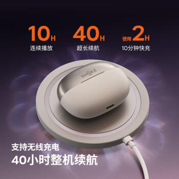 韶音（SHOKZ）OpenDots ONE动钛圈开放式蓝牙耳机耳夹式无线耳机运动跑步蓝牙耳机E310 黑色 /数码 /影音娱乐 /蓝牙/无线耳机 商品图1