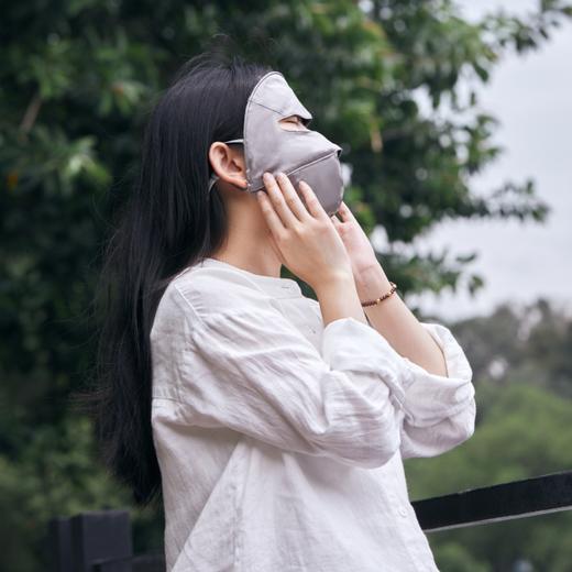 小野和子桑蚕丝全脸面罩|100%桑蚕丝，透气不闷，全脸防护 商品图2