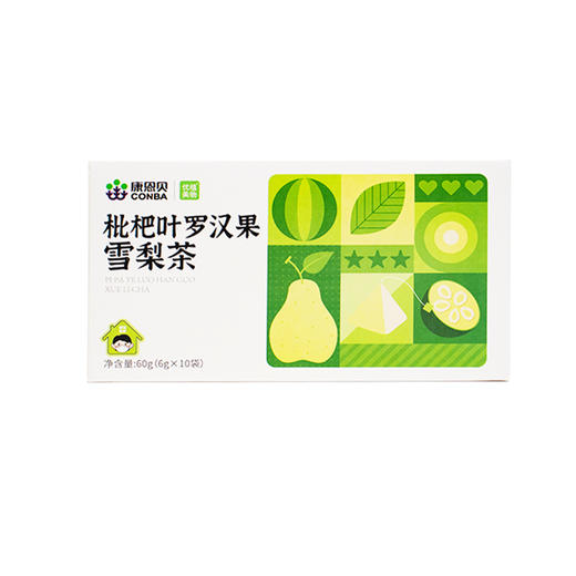 康恩贝清润茶（枇杷叶罗汉果雪梨茶）60g（6g*10袋） 商品图5