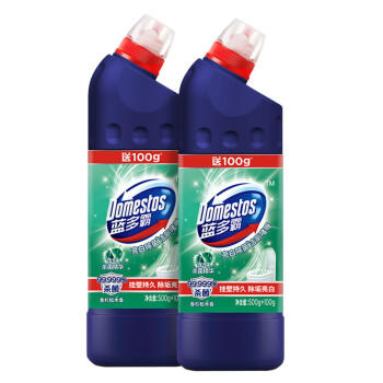 蓝多霸亮白除菌洁厕啫喱 洁厕灵马桶清洁剂香杉松木香 600g×2 /家庭清洁/纸品 /家庭环境清洁 /洁厕灵 商品图1