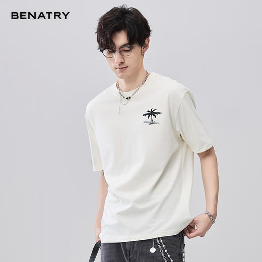 贝纳川夏季圆领短袖T恤ECF214115 商品图4