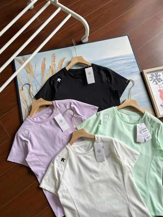 点此购买 迪桑特夏季女款运动休闲短袖圆领T恤 LL 319027 商品图7