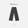 COCO ZONE 刘一一 【真丝混纺】复古简约松紧腰带休闲裤CD2A1119 商品缩略图2