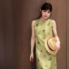 【卖完下架】良木礼天丝连衣裙（07987）