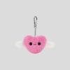 GOODBAI GOODEES天使爱心毛球玩偶钥匙扣 商品缩略图1