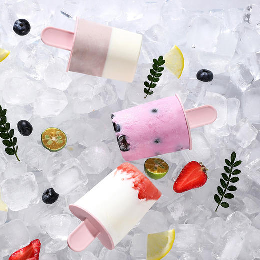 【雪糕模具】美丽雅雪糕盒冰格冰块模具家用食品冰棍冰棒冰淇淋冻冰糕自制冰盒级双层冰糕盒花形 商品图4