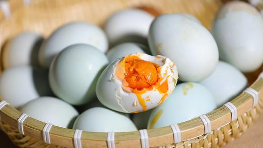 朴愿甄选   有机熟咸鸭蛋 地理标志产品 约408克/6枚 商品图0