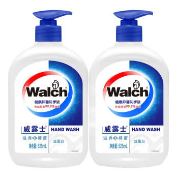 威露士（Walch）洗手液丝蛋白洗手液大瓶装 【共1050ml】525ml*2瓶 /个人护理 /身体护理 /洗手液 商品图2