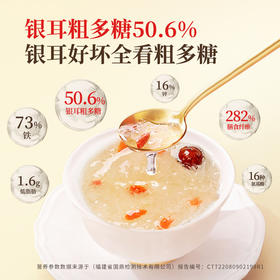 【免洗免煮！20分钟即食】本草银耳免煮古田金燕非有机银耳羹冲泡即食本草银耳干货特级雪耳送焖烧杯。ry