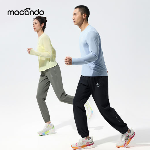 2025春夏马孔多男女面膜感运动长裤 原纱凉感 高弹 原纱防晒100+ 吸湿速干 抑菌 手机仓 商品图4