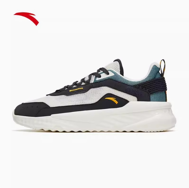 安踏年时尚潮流跑步情侣休闲透气网面运动鞋112448823R