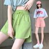 丁摩 运动短裤女夏季女装休闲阔腿裤外穿高腰显瘦A字甜美三分热裤5ZF-16220 商品缩略图2