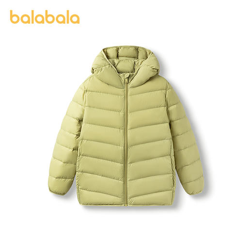 【云优选】巴拉巴拉童装男童轻薄羽绒服秋冬季女童连帽亲子外套防泼水防油污 商品图6