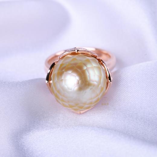 【荷美】刻面金珠戒ZZ12503050 商品图5