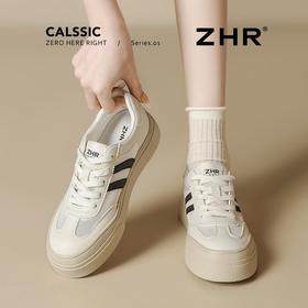 ZHR则则透气网面德训鞋女夏季女鞋厚底休闲鞋ins百搭防滑板鞋女