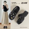 ZHR则则5CM增高厚底洞洞鞋女爆款夏季EVA底包头拖鞋女外出高颜值 商品缩略图9