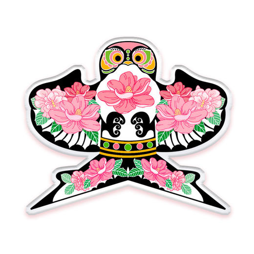 【非遗纸鸢冰箱贴】亚克力工艺品风筝冰箱贴磁贴国潮文创复古 商品图2