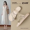 ZHR水钻凉鞋女2025新款超仙夹趾拖鞋爆款轻便两穿一脚蹬沙滩凉鞋 商品缩略图0