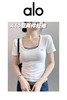 2025夏季最新出口单，alo女士假两件叠穿收腰短袖T恤！ 商品缩略图3