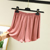 丁摩 莫达尔短款阔腿裤夏季新款宽松大码短裤女中腰薄款热裤沙滩睡裤5ZF-2107 商品缩略图6