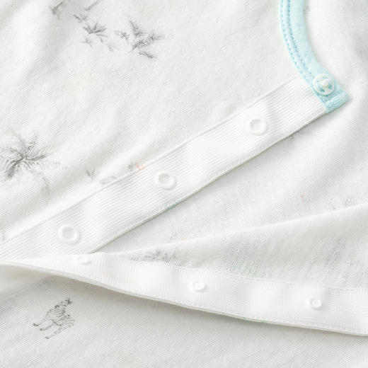 英氏婴儿衣服夏季透气新生儿连体衣2025新款轻薄爬服YLABJ2R007A 商品图3