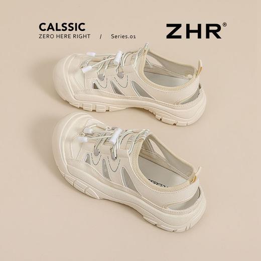 ZHR则则厚底户外登山鞋女2025夏季小个子内增高休闲鞋百搭溯溪鞋 商品图2