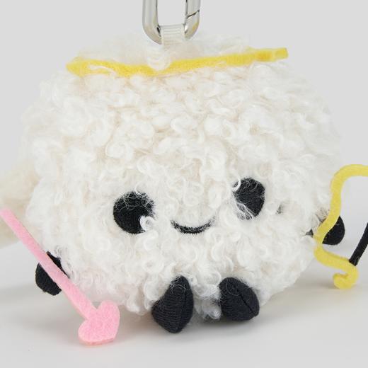 GOODBAI GOODEES爱心丘比特小天使毛球玩偶钥匙扣 商品图4