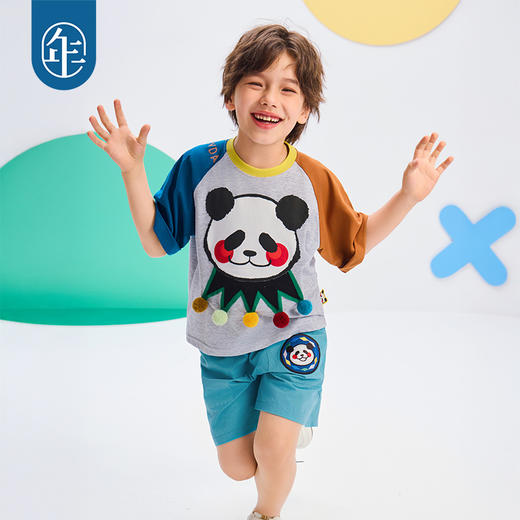 年衣25夏季亲子款活力盼达T恤 | 卡通图案、可爱时尚、软糯舒适不挑人、休闲百搭 商品图4