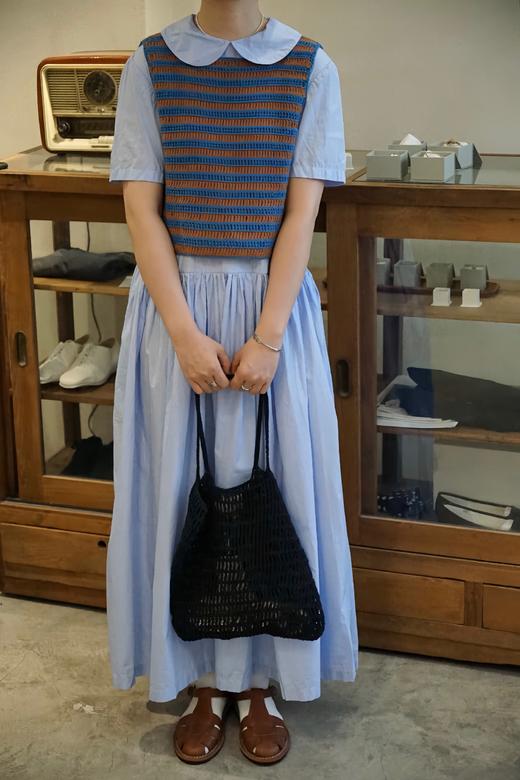 NITTO 手工钩编的粗花呢背心（双色） 商品图4