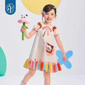 年衣童装连衣裙2025年夏季新款可爱卡通礼服盼达派对连衣裙