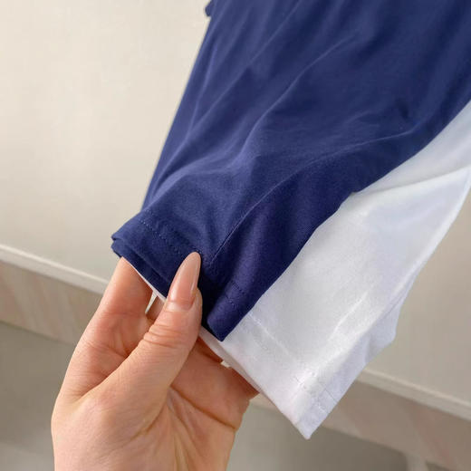 小马标!二色!V领!2025夏季短袖上衣休闲显瘦百搭女新款! 商品图2