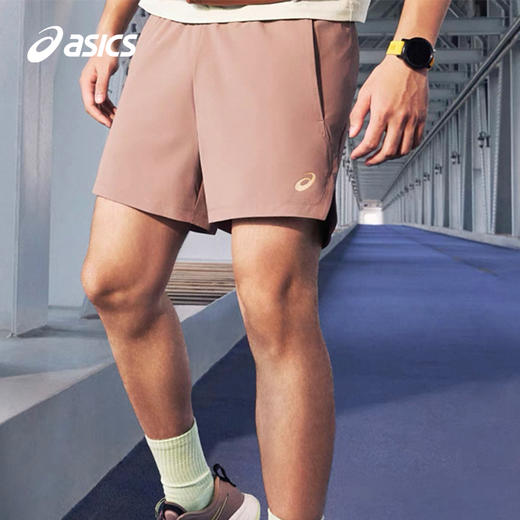ASICS亚瑟士 男款抗UV跑步短裤舒适透气短裤 商品图1