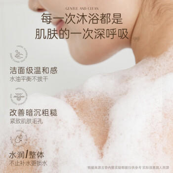 古势沐浴露男女士持久留香72小时香体滋润保湿白茶香除螨乳液500g /个人护理 /身体护理 /沐浴露 商品图0