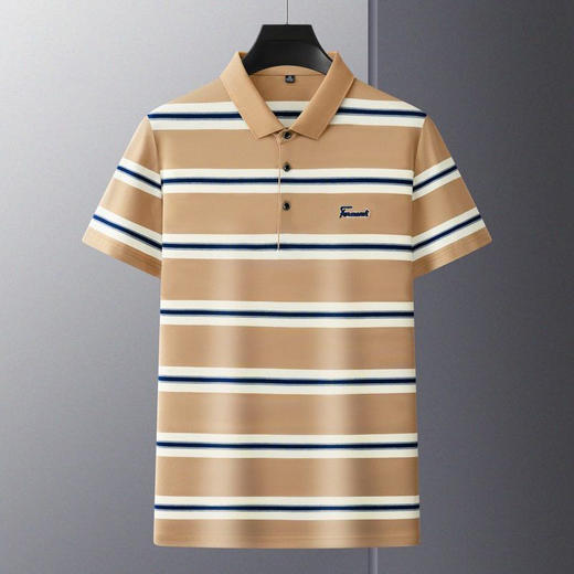 春夏棉短袖T恤男士新款翻领宽松男装中年半袖POLO衫    PSL-PSL7311 商品图0