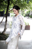 盛唐牡丹| 真丝雪纺斜襟女上衣 商品缩略图2