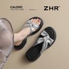 ZHR厚底拖鞋女2025新款夏季时尚ins一字拖外穿休闲百搭沙滩拖鞋女 商品缩略图8