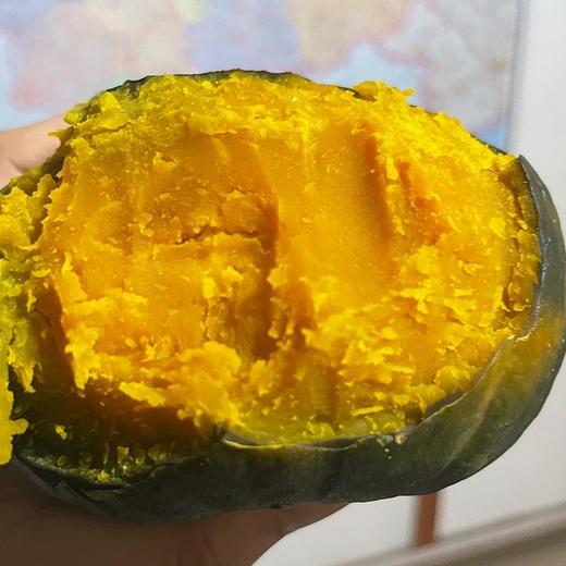 贝贝南瓜 带着板栗香，干面粉，冬天的南瓜甜度跟夏天比差一丢丢，算微甜！ 商品图7