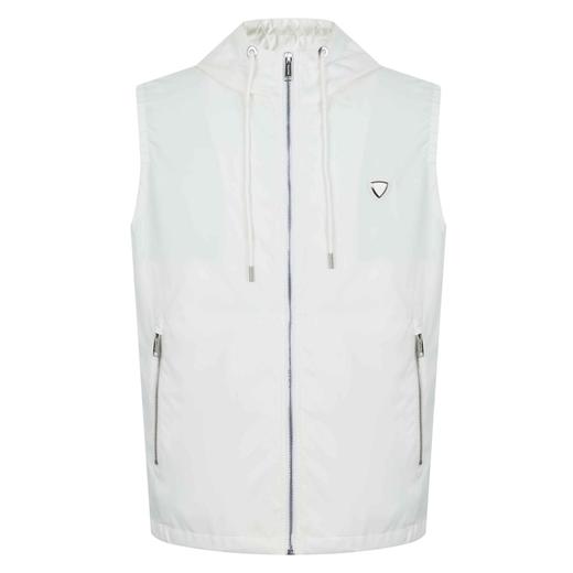 【海信嘉年华】Aquascutum雅格狮丹带帽马甲 10白色 商品图0