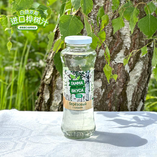 明斯卡娅白桦树汁饮料（玻璃瓶）250ml 商品图2