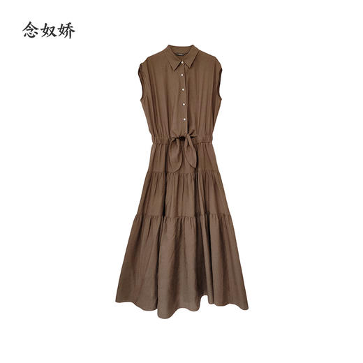 【商场同款】CND5576 “ 咖梦长裙 ” 帽袖假两件连衣裙 轻盈灵动 显高显瘦 商品图4