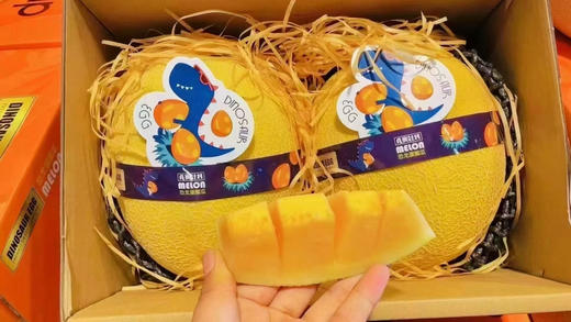 恐龙蛋哈密瓜2个礼盒装7斤 商品图1