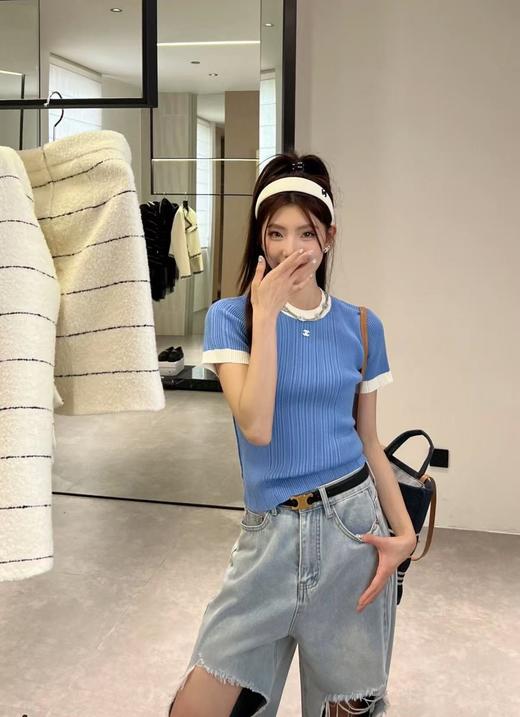 好货可以先囤！ 工厂特价出 ！小香针织短袖T恤！ 商品图4